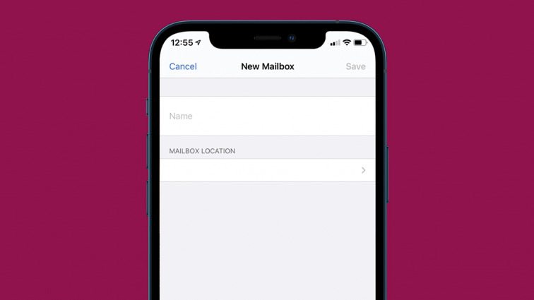 how to add a folder on iPhone email