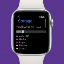 Apple Watch storage top image